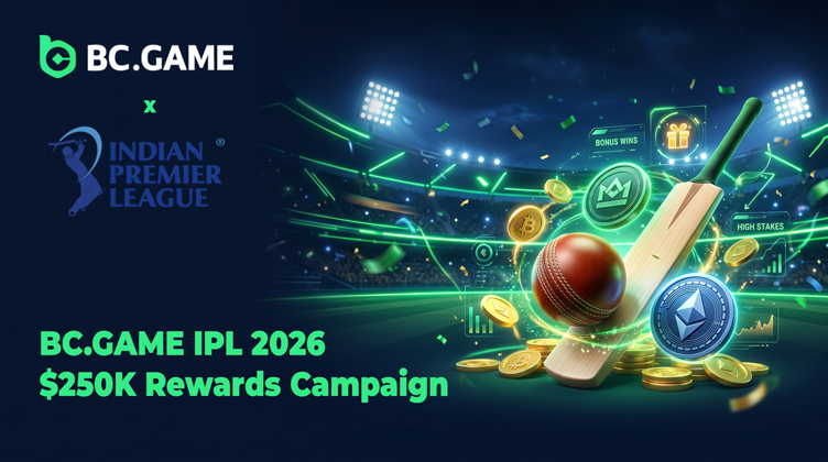 BC.GAME Launches IPL 2026 Campaign With $250,000 Reward Pool