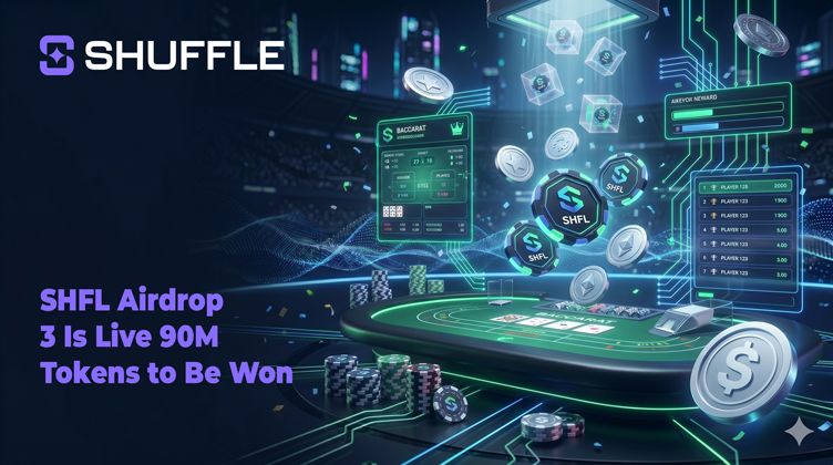 Shuffle Launches New Baccarat Game as SHFL Airdrop 3 Begins